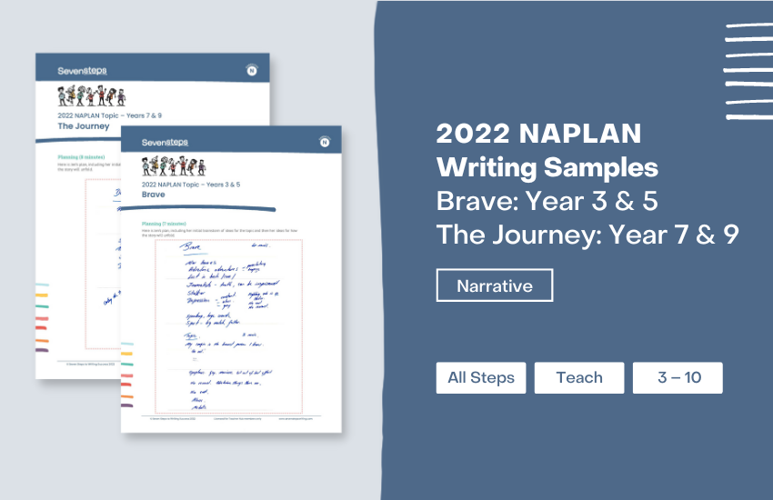 2022 NAPLAN Writing Sample. Narrative text. Year 3, Year 5, Year 7, Year 9